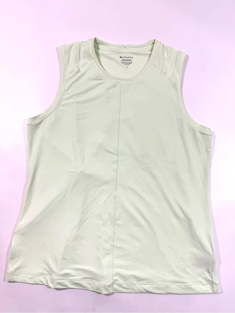 Athleta Sun chaser Tank Top Calypso Mint Green